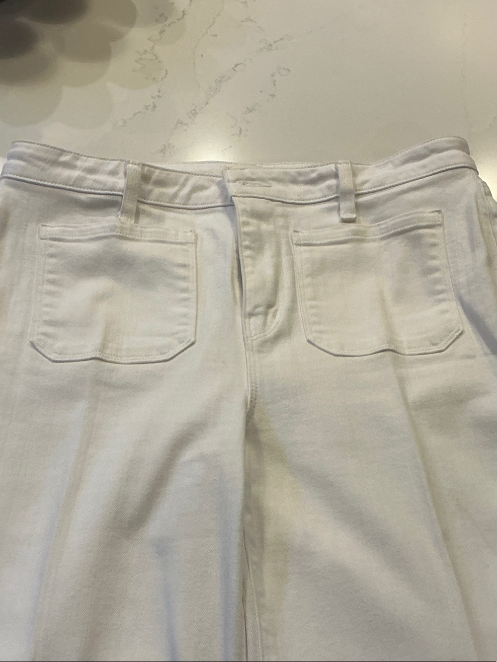 L'AGENCE White Wide Leg Jeans